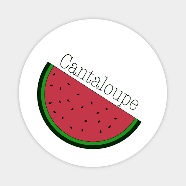 cantaloupe and watermelon Magnet by DaChickenTikka